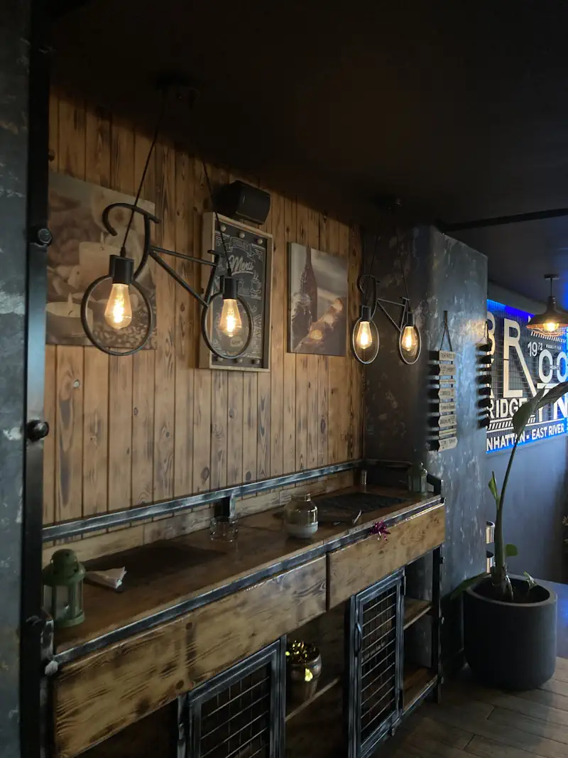 Interior view of Brooklyn Restaurant with modern decor