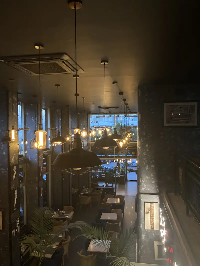 Artfully presented pasta dish at Brooklyn Restaurant